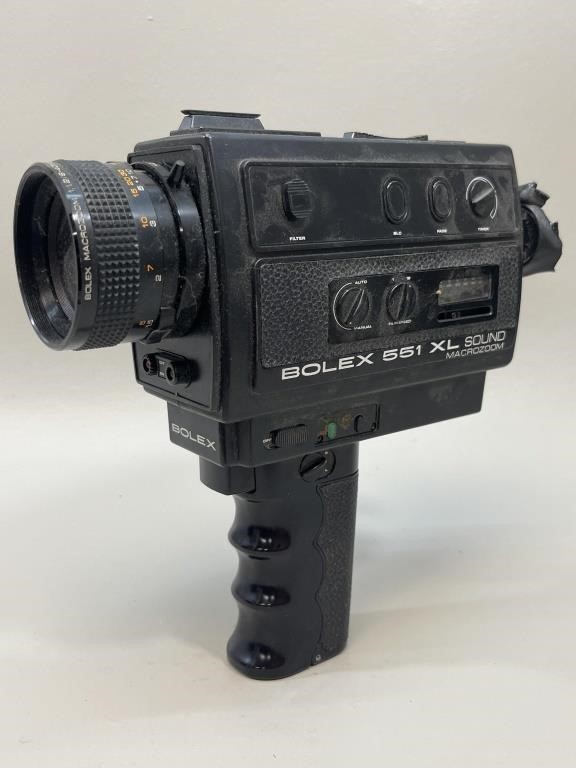 Bolex 551 XL Sound Macrozoom Movie Camera Sup 8mm