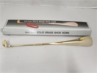 Gold Plated Solid Brass Shoe Horn