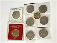 Olympic Coins: Russian Rubles, Euro