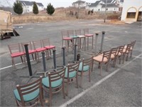 METAL FRAME CHAIRS,BARSTOOLS AND TABLE SUPPORTS