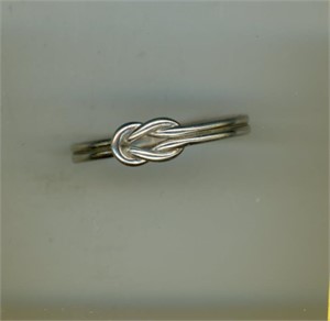 Sterling Ring S12 Viking Knot