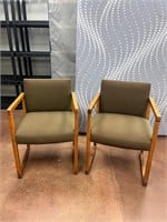 Two accent chairs