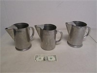 3 Vintage Pitchers From Famous Ella's Deli in