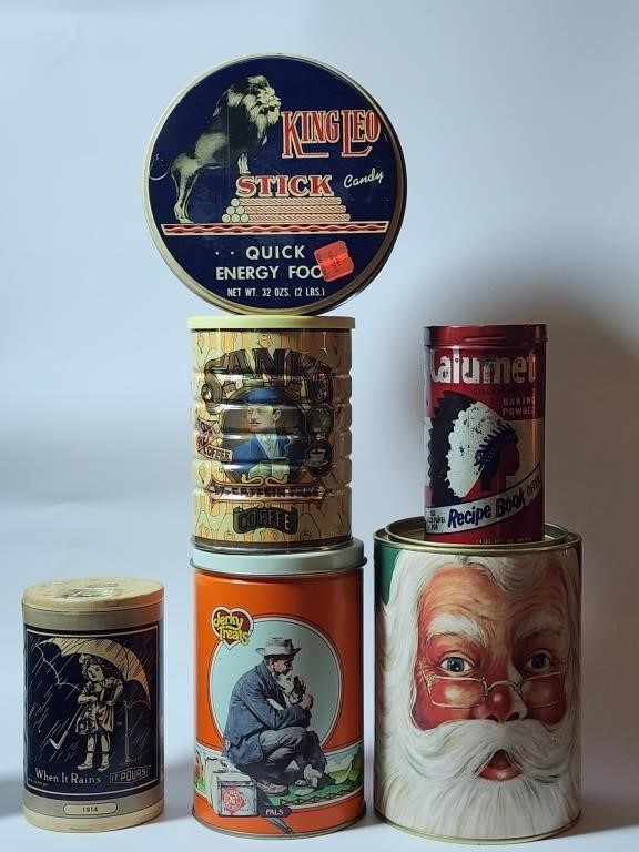 Lot Of Vintage Tins