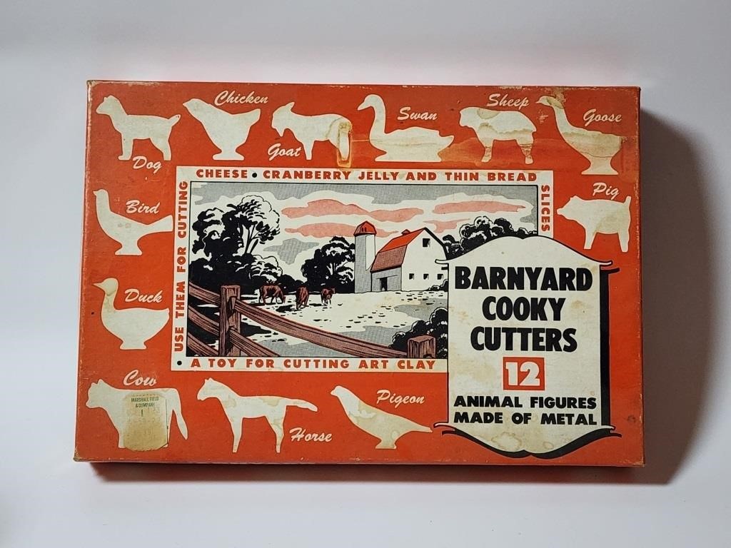 Vintage Barnyard Cooky Cutters
