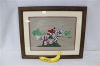 Vintage Lion Brothers Equestrian Embroidery