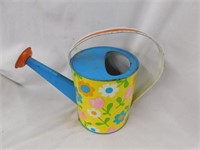 1960s Ohio Art tin litho watering can, 8" tall
