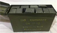 Military ammo can filled to the top with Garand