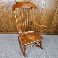 Bent Bros. Wood Rocking Chair