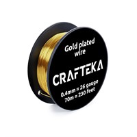Gold Plated Wire 0.4mm 70m for Jewelry