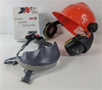 MSA: Type 1 Protective Helmet & XP Nrr 22 Earmuffs