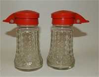Vintage Daniell's Flip Top Salt & Pepper Shakers