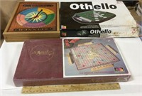 Bingo spinner, Othello & scrabble games -