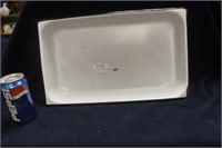 BLACK TRIM ENAMEL LASAGNA PAN