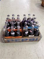 pepsi crate with bottles