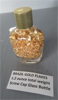 1.2 Oz. total weight Brazil Gold flakes.