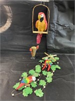 Ceramic Parrot Wind Chime & More