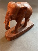 Carved Teak Elephant