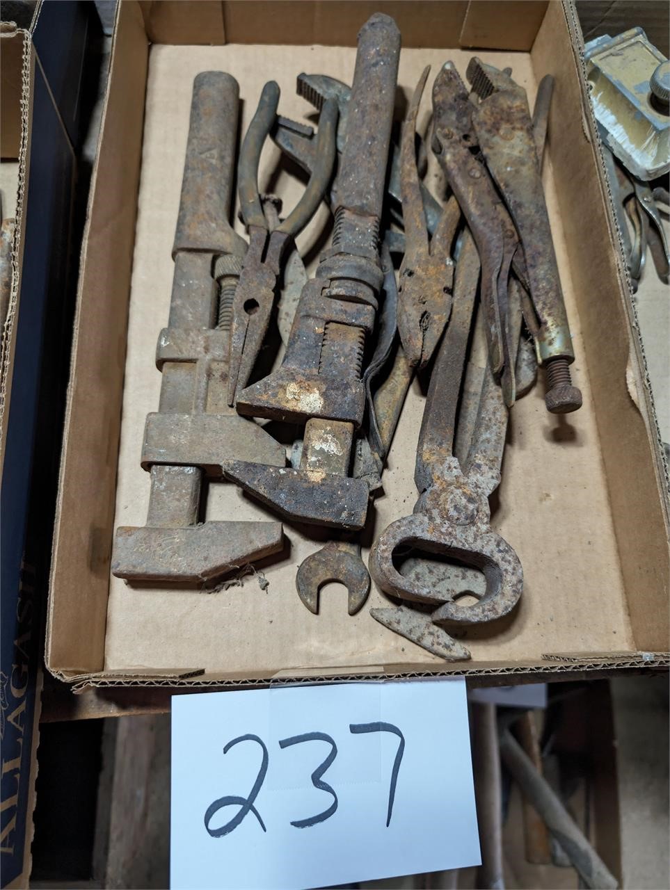 Old Wrenches, Pliers, Tools