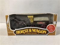 HORSE AND WAGON COIN BANK