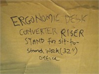 32" NIB Ergonomic Desk Converter Riser Stand