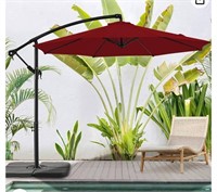BLUU BANYAN 10 FT Patio Offset Umbrella Outdoor