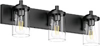 Black Bathroom Vanity Light 3 Light Farmhouse Vani