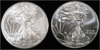 (2) 2013 AMERICAN SILVER EAGLES