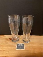 Set of 2 Tall Beer Glasses