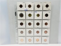 Canadian Pennies Starting from 1928 Though to 2001