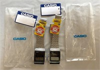 Two NOS Casio Solar Watches