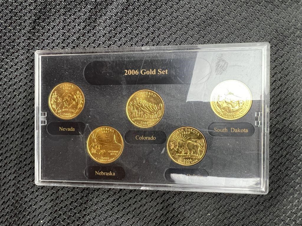 2006 Quarters Gold Set