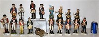 17 Colonial Military Lefton Figurines