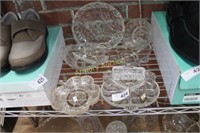 PRESSED GLASS BOWLS