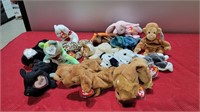 15 beanie babies with tags
