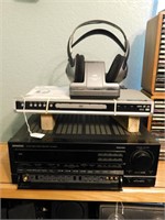 P729- DVD Player, Head Phones, And Receiver
