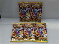 (5) Japanese Pokemon Wild Force Packs