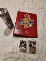 Mini cartes de baseball avec album 1993