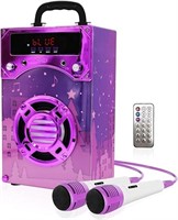 Kids Bluetooth Karaoke Machine with 2