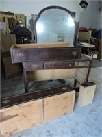 Chest Of Drawers W/ Swing Mirror