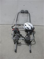 20.5"x 25"x 18" Bike Rack W/Helmet