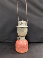 Coleman lantern with pink base