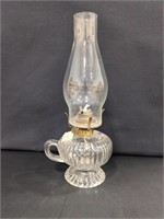 Clear Glass Illuminator lamp 1864 with fingerhold