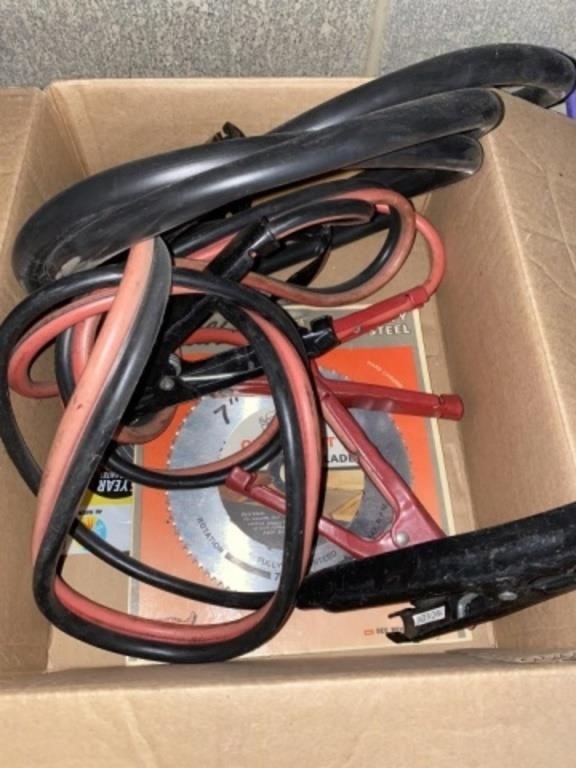 Jumper Cables with Saw Blade