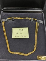 14k Gold 7.6g Necklace
