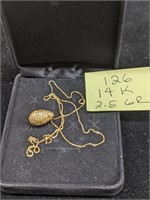 14k Gold 2.5g Necklace