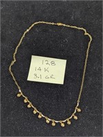 14k Gold 3.1g Necklace