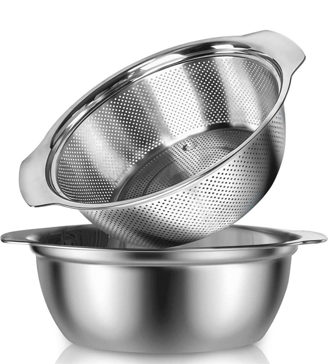 ($39) 304 Stainless Steel Colander with Handle