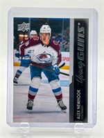 Alex Newhook Rookie Young Guns Hockey Card