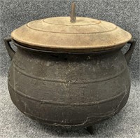 Savory & Co Antique 1800s Cast Iron Cauldron